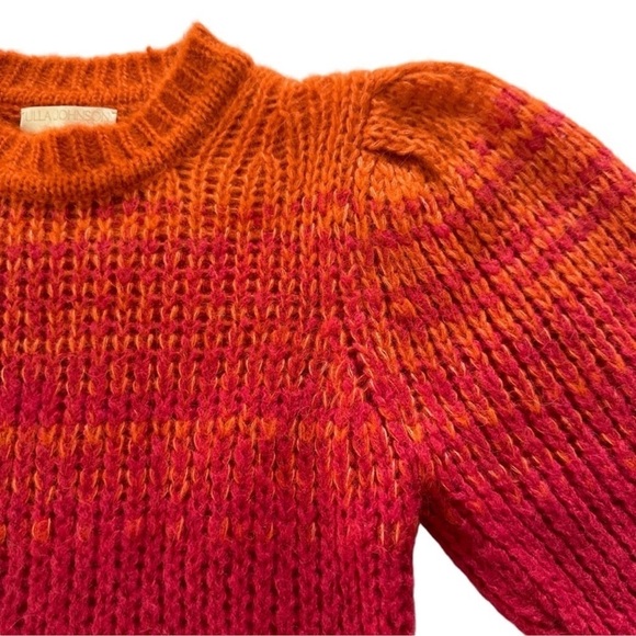 ULLA JOHNSON ROSALIA MULTICOLORED ALPACA
BLEND SWEATER SIZE PETITE - Picture 9 of 16